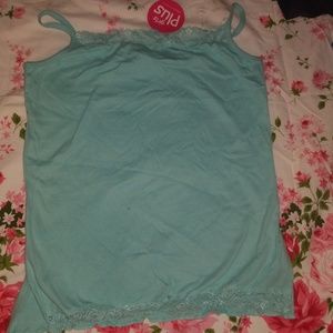 Girls blue tank top